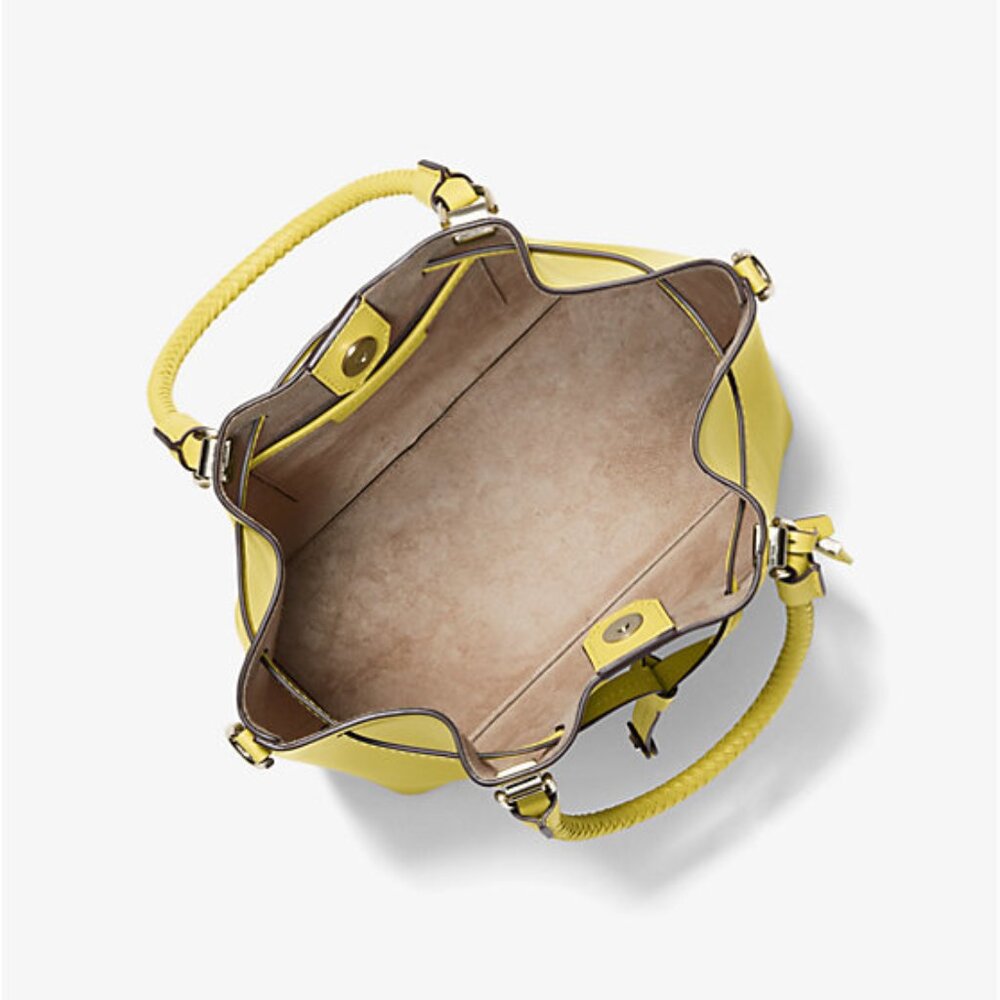 🆕 NWT 💛 Blakely Medium Leather Bucket Bag - Picture 2 of 8